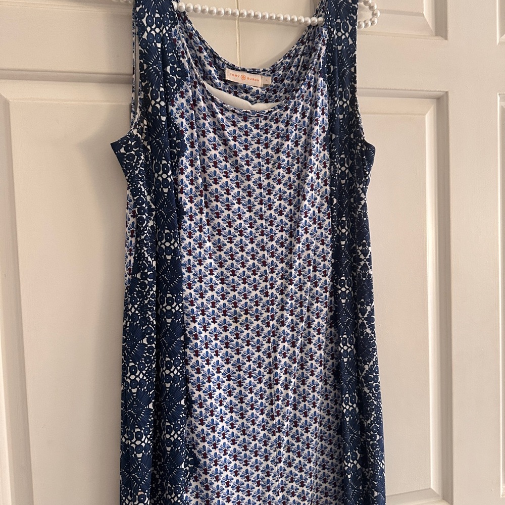 Tory Burch Blue Mini Dress